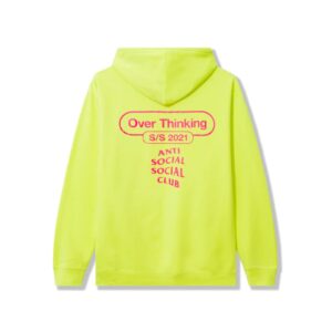 ASSC Over Thinking 21 Hoodie Neon Green