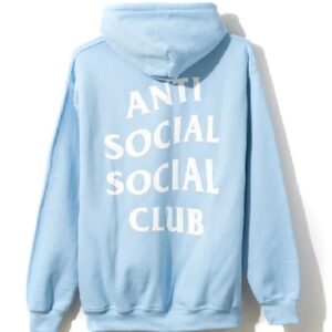 Anti Social Social Club Mind Games Hoodie – Blue
