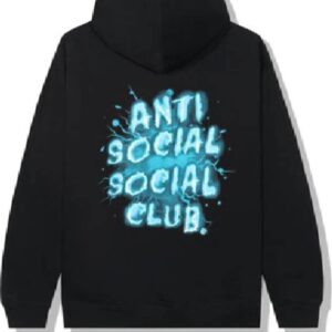 Anti Social Social Club I See Blue Splash Hoodie – Black
