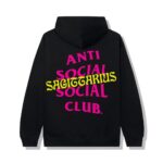Anti Social Social Club Sag Hoodie – Black