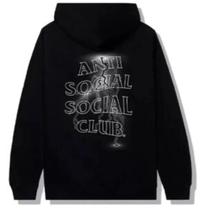 Anti Social Social Club Twisted Hoodie Black