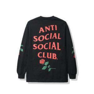 Anti Social Social Club Violets Are Blue Long Sleeve Tee – Black