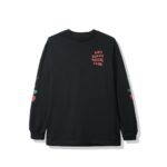 Anti Social Social Club Violets Are Blue Long Sleeve Tee – Black