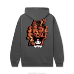 ASSC x Hello Kitty Kuromi Hoodie Charcoal - Image 2