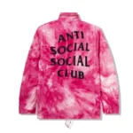 Anti Social Social Club Jacket Vibrant Pink - Image 2