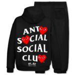 ASSC X COMME des GARCONS Tracksuit Black - Image 2