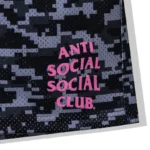 Anti Social Social Club Pixel Camo Shorts - Black - Image 5
