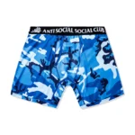 Anti Social Social Club Jacquard Logo Boxer Briefs 3-Pack Black - Image 3
