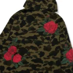 BAPE X ASSC FULL ZIP HOODIE M - Green - Image 2