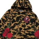 BAPE X ASSC FULL ZIP HOODIE M - Yellow - Image 3