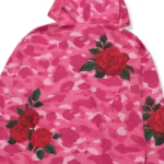 BAPE X ASSC FULL ZIP HOODIE M - Pink - Image 3