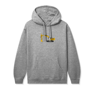 ASSC X CAT Excavator Hoodie Ath Heather front