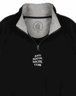ASSC KR Half Zip-up Sweatshirt neck