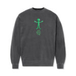 ASSC Alien Crewneck Pigment black front