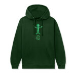 ASSC Alien Hoodie Dark Green Front