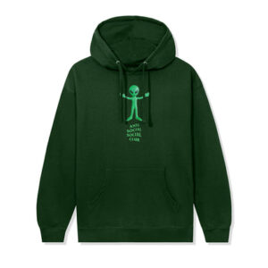 ASSC Alien Hoodie Dark Green Front
