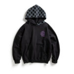 ASSC CHENILLE CHECKERED HOODIE front