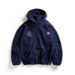ASSC Navy Polar Fleece Hoodie-FRONT