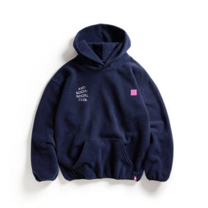 ASSC Navy Polar Fleece Hoodie-FRONT