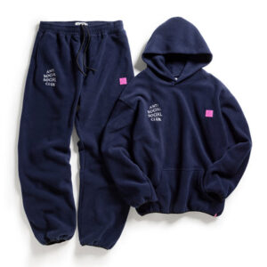 ASSC Navy polarfleece tracksuite front