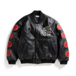ASSC PETAL TO THE METAL LEATHER VARSITY JACKET Front