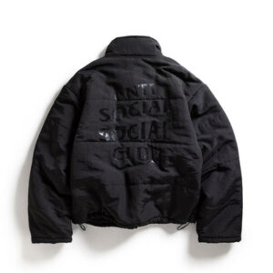 ASSC STANDARD ISSUES PUFFER Jacket Black Back