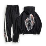 ASSC Studded Koi Tracksuit Black Front