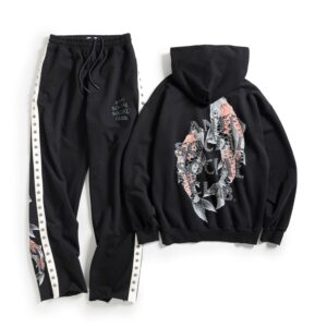 ASSC Studded Koi Tracksuit Black Front