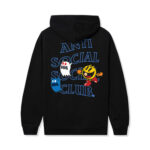 ASSC x PAC Man Run Run Hoodie Black BAck