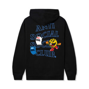 ASSC x PAC Man Run Run Hoodie Black BAck