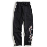 assc STUDDED KOI SWEATS black front