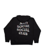 ANTI PILL HOODIE - BLACK Back