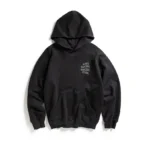 ASSC Black Applique Hoodie Front