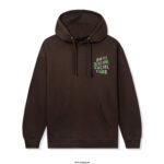 ASSC x Minecraft Creeper Logo Hoodie Brown Front
