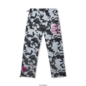 ASSC x Minecraft Pixel Camo Cargo Pant front