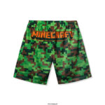ASSC x Minecraft Pixel Camo Mesh Basketball Shorts - Image 3