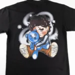 SADBOYZ ANTI EL MONITO THROWIE TEE- BLACK - Image 4