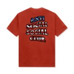 ASSC Deuces Tee Fiery Red back