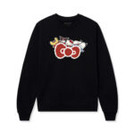 ASSC x Hello Kitty HK & Friends Bow Crewneck Black Bacck