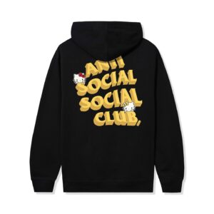 ASSC x Hello Kitty HK Zip Up Hoodie Black Back