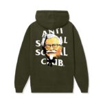 ASSC x KFC Colonel Hoodie Army Back