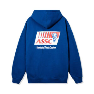 ASSC x KFC Corporate Zip Hoodie Royal Back