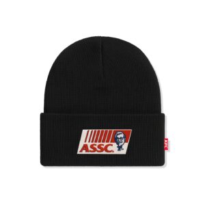 ASSC x KFC Finger Lickin' Beanie Black front
