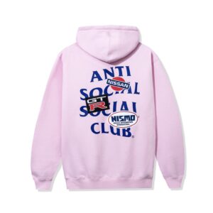 ASSC x Nissan Nismo Pink Hoodie Back