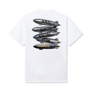 ASSC x Goodyear Blimp Stack Tee white back