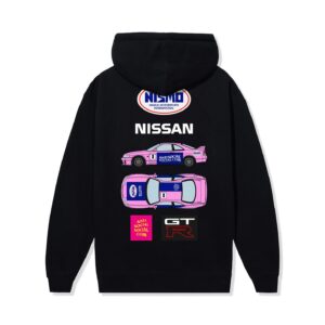 ASSC x Nissan LM Hoodie Black Back