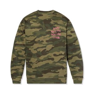 Theories Crewneck - Forest Camo front