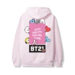 ASSC Madhouse Hoodie BT21 pink