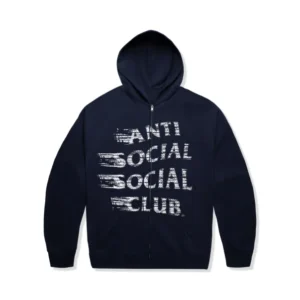 ASSC Tire Mind Games Zip Hoodie Navy Front