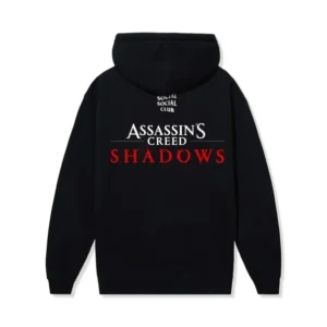 ASSC x Assassin’s Creed Fight Hoodie Black Back